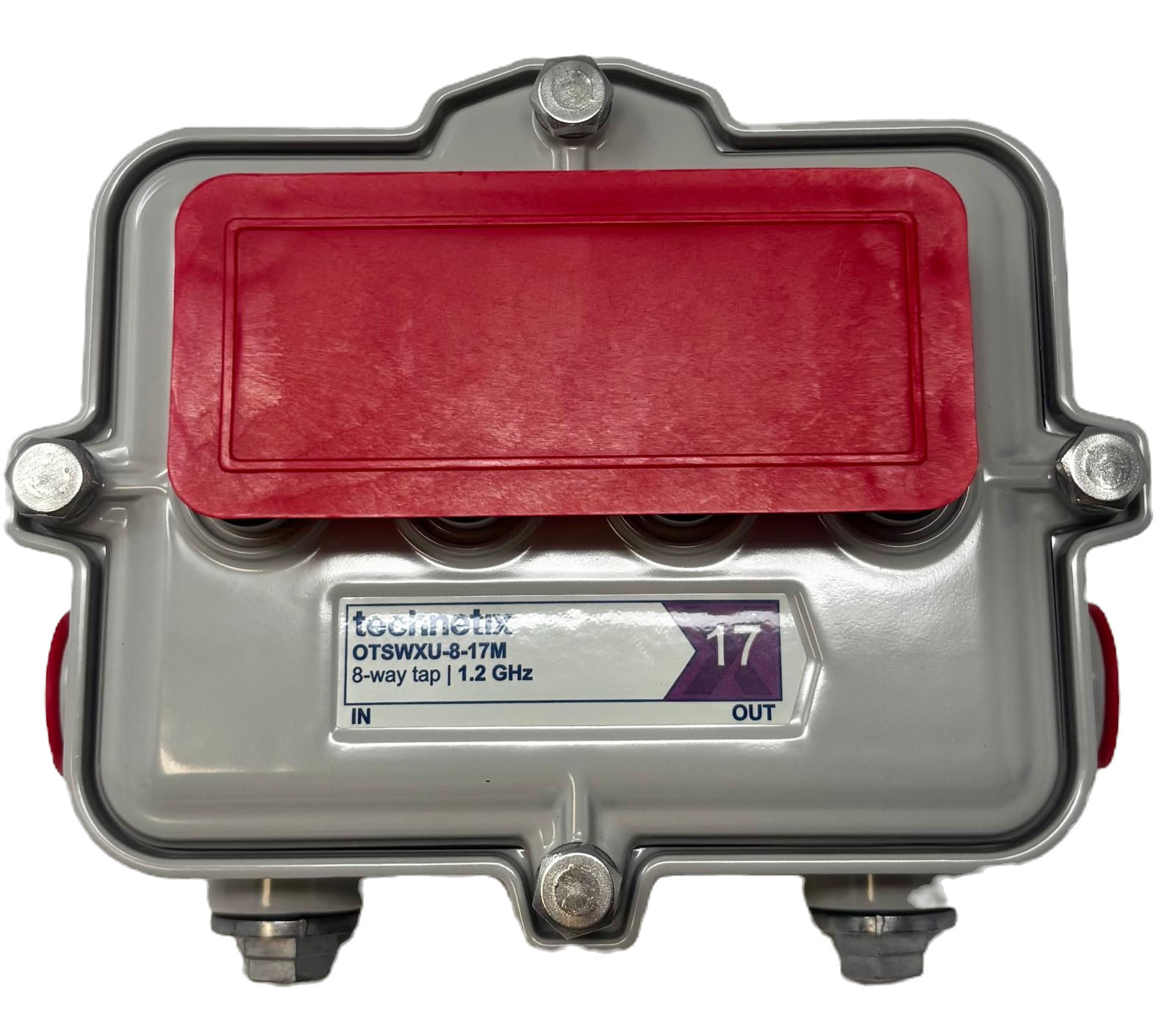 New Technetix OTSWXU-8-17M 8-Way Tap (1.2 GHz, Outdoor Hardline Tap)