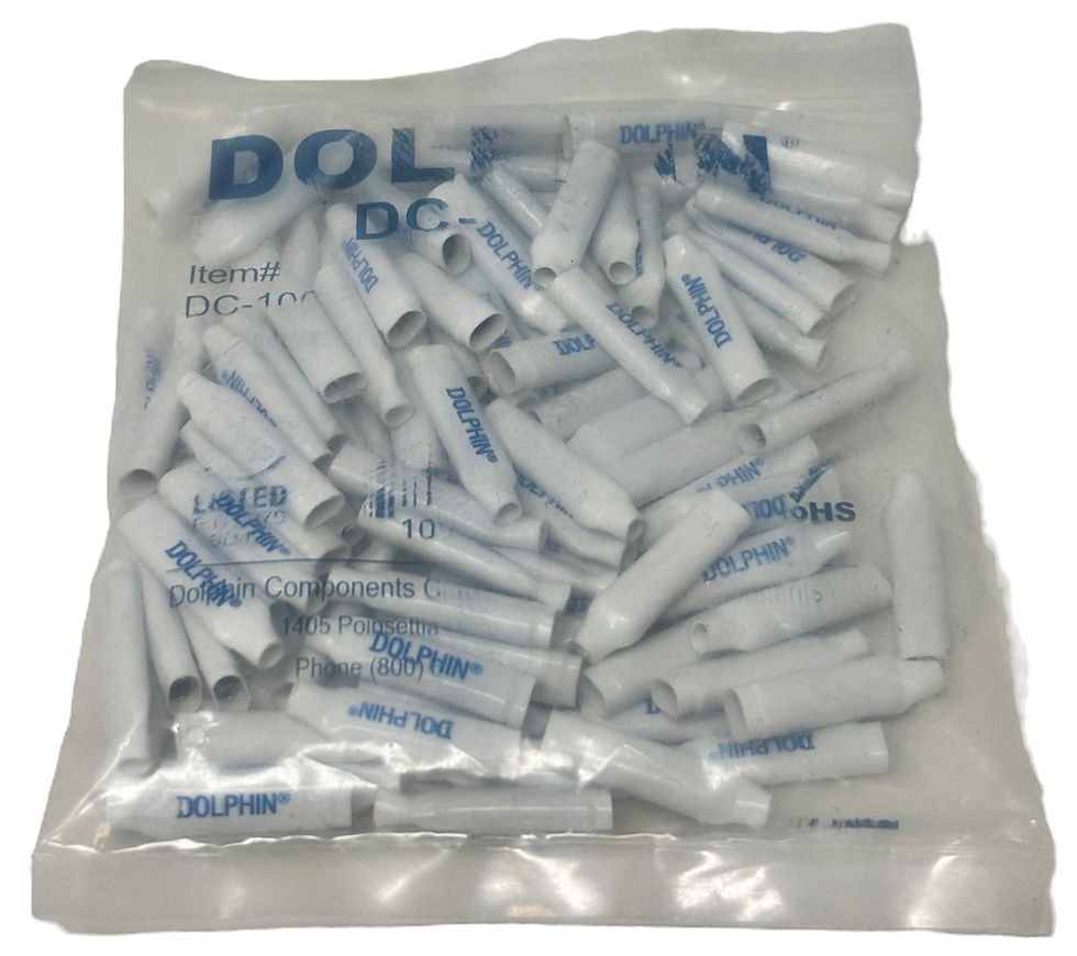 Thumbnail: New Dolphin DC-100-P Super B Wire Connectors (100 Each)