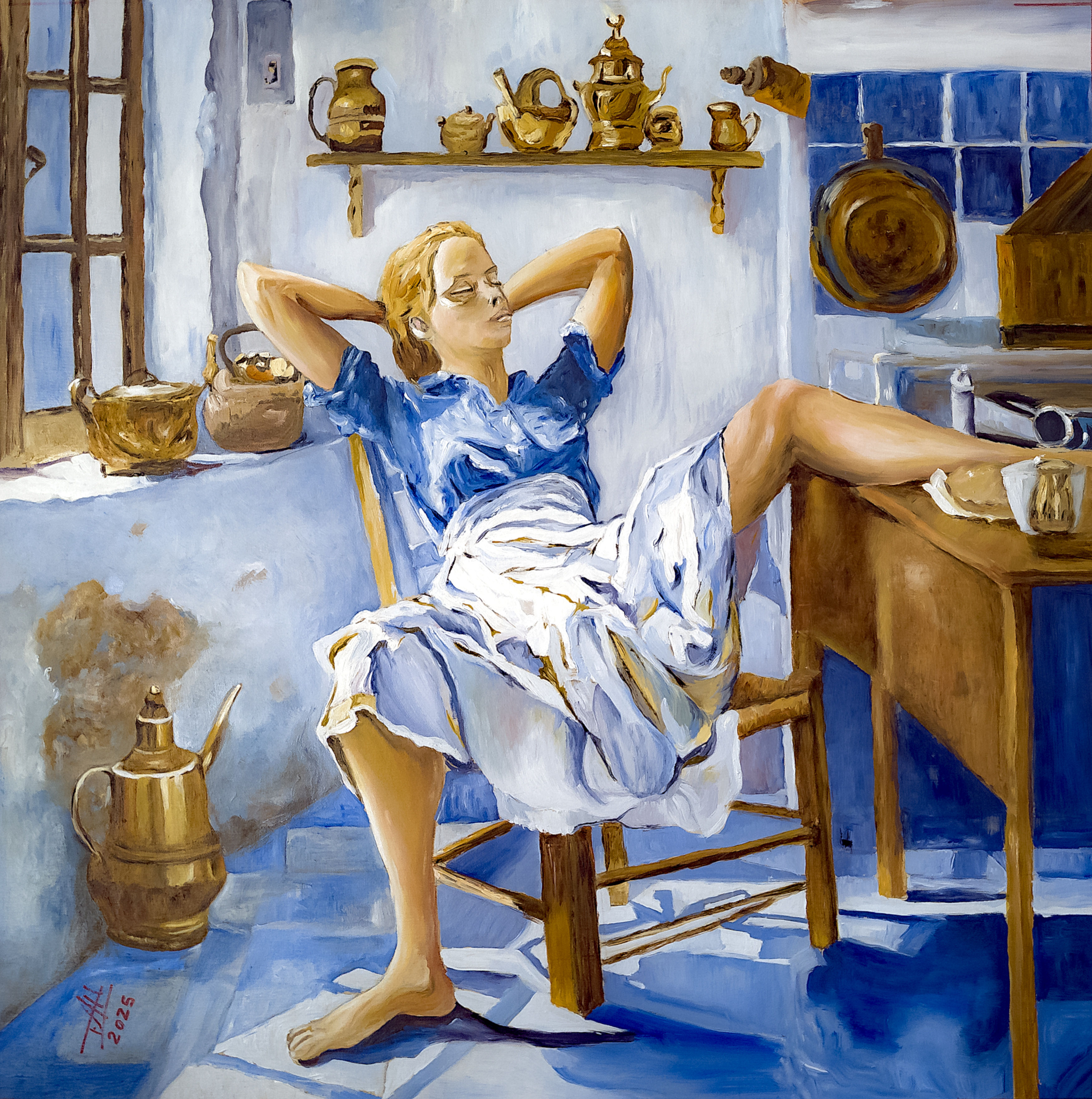 Blue Kitchen Siesta