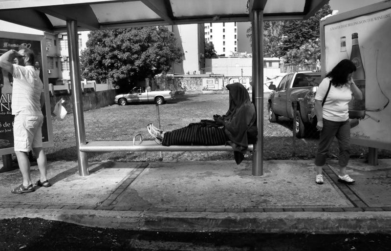 Parada de Guaguas / Bus Stop, San Juan, PR.