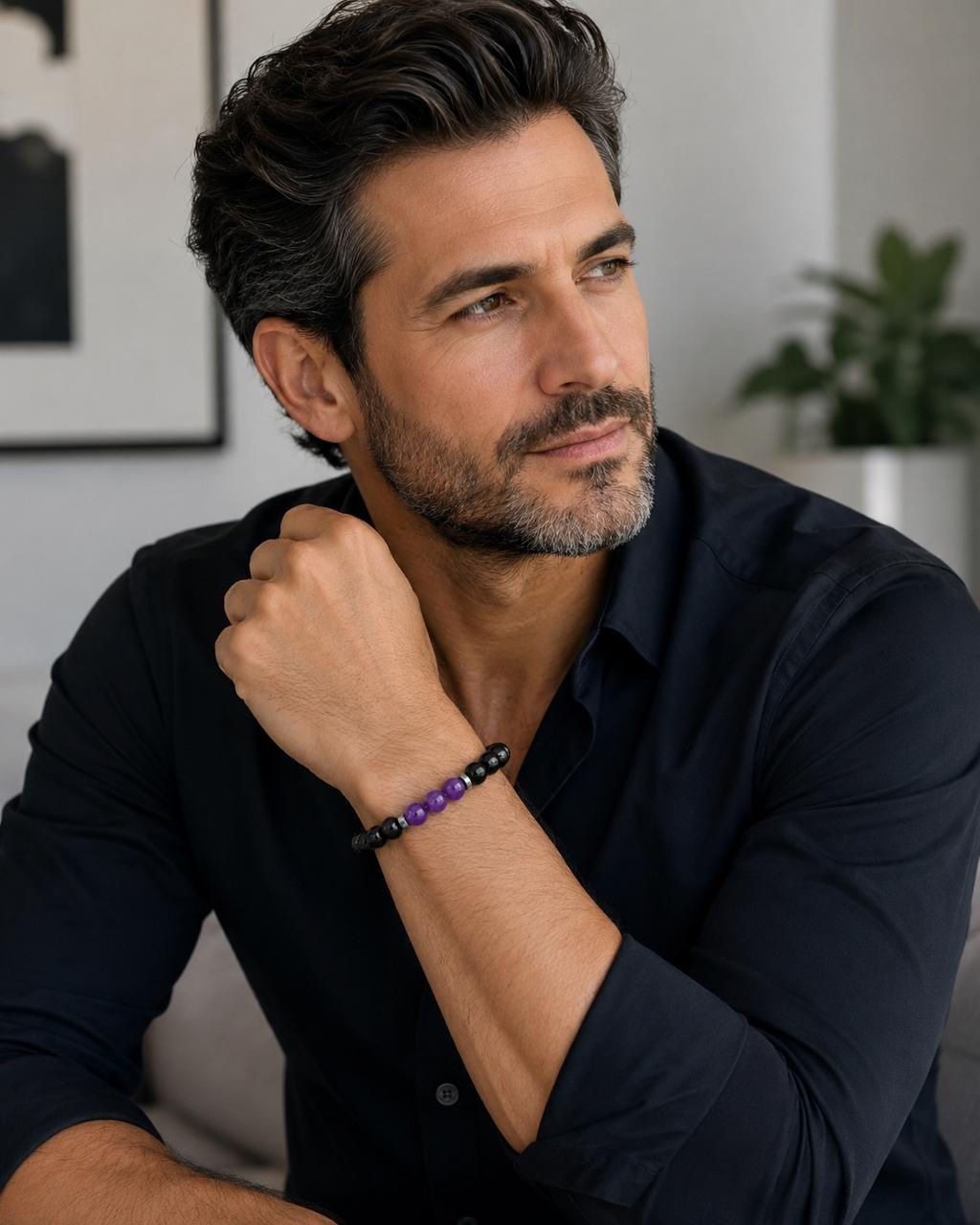 Pulsera “Noche Amatista”