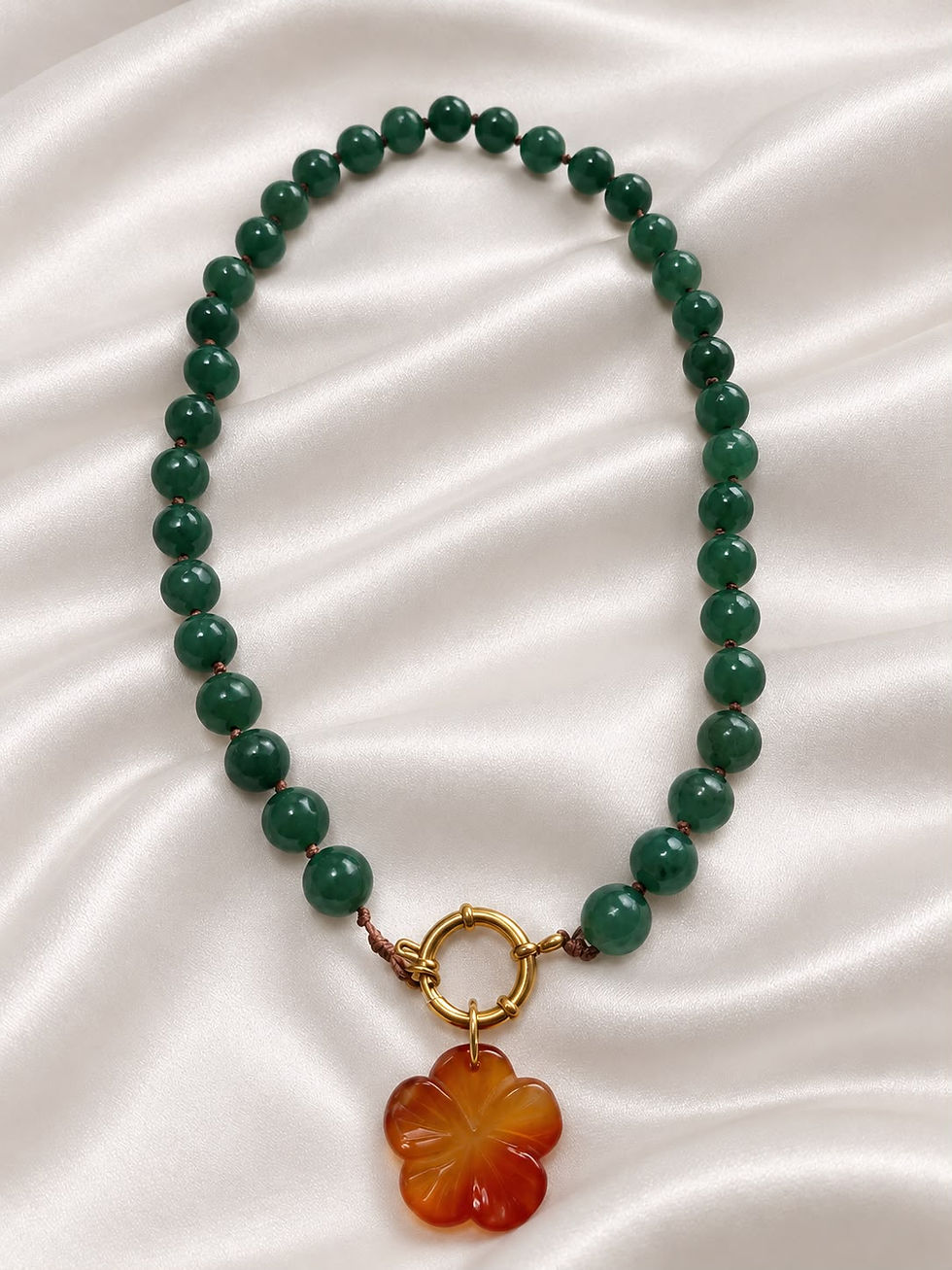 Miniatura: Collar dije de flor