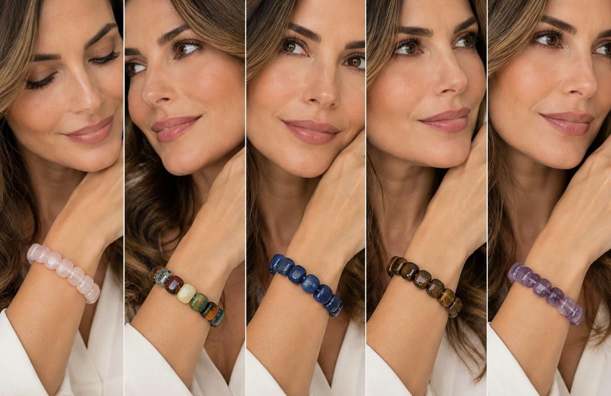 Pulseras piedras naturales