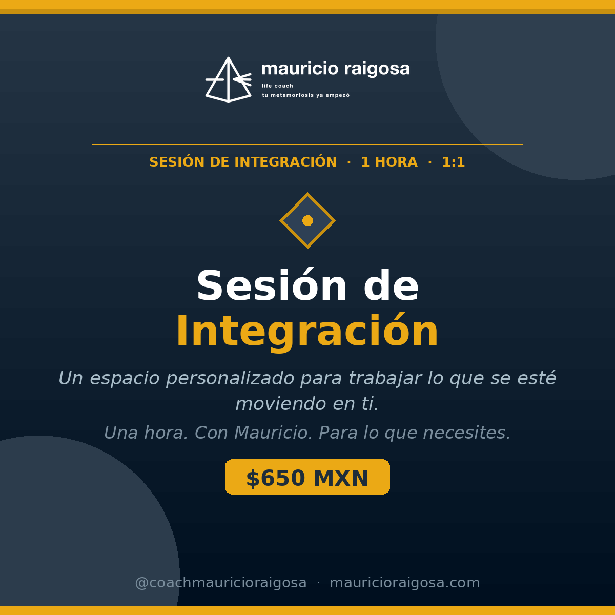 SESIÓN COACHING DE INTEGRACIÓN