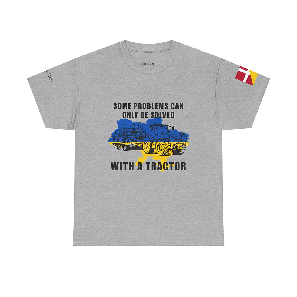 Miniaturebillede: Støtte T-shirt (Klassisk/Tung, Army farver)