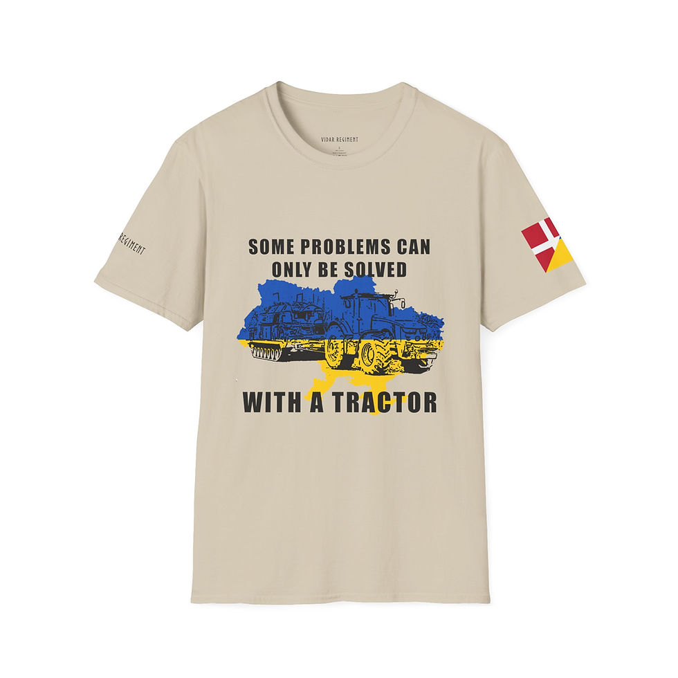 Miniaturebillede: Støtte T-shirt (Let/Soft, militære farver)