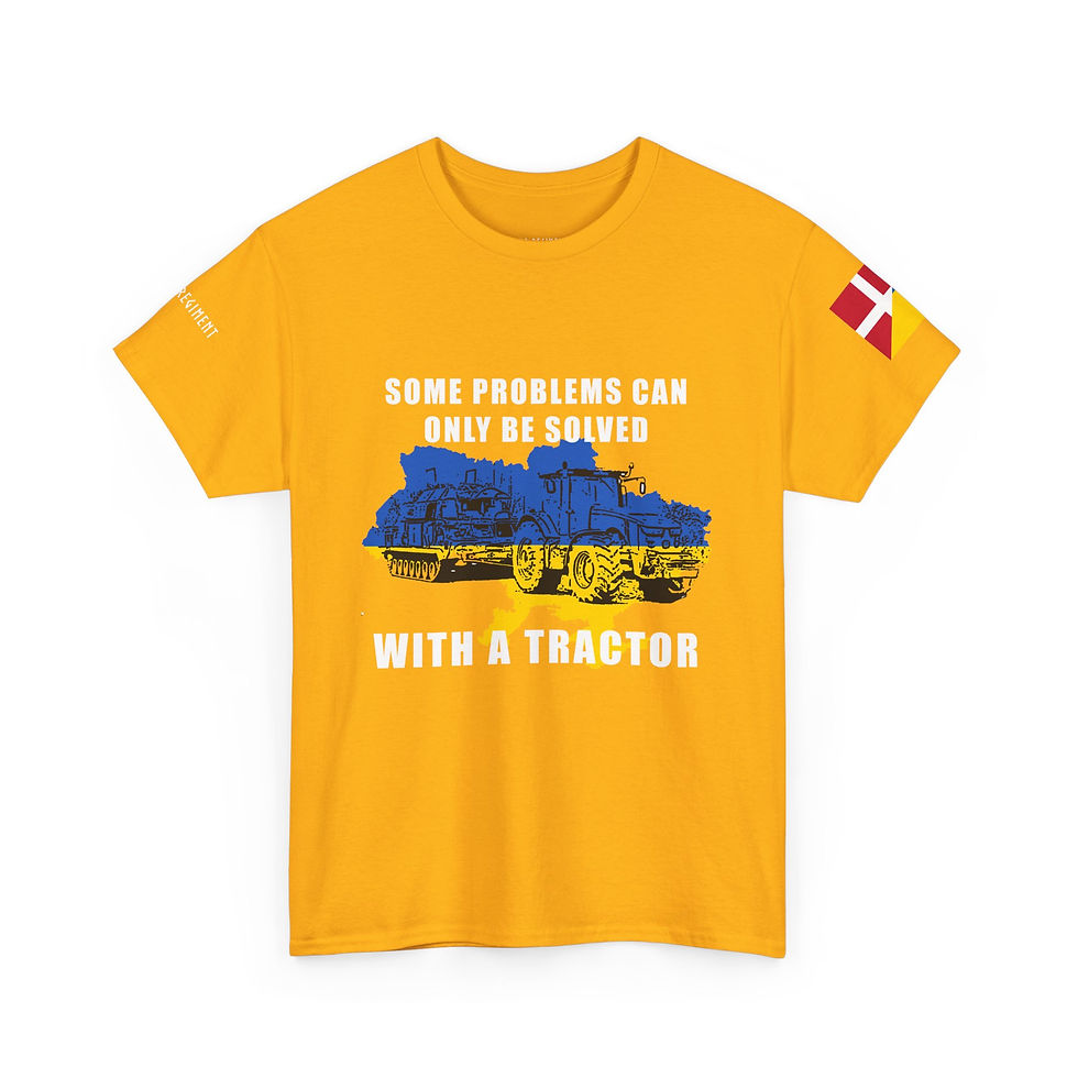 Miniaturebillede: Støtte T-shirt (Klassisk/Tung, civile farver)