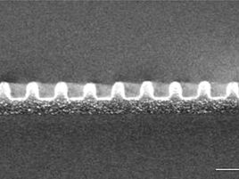 Pushing the resolution limits: 200nm features and true 400 nm pitch gratings.