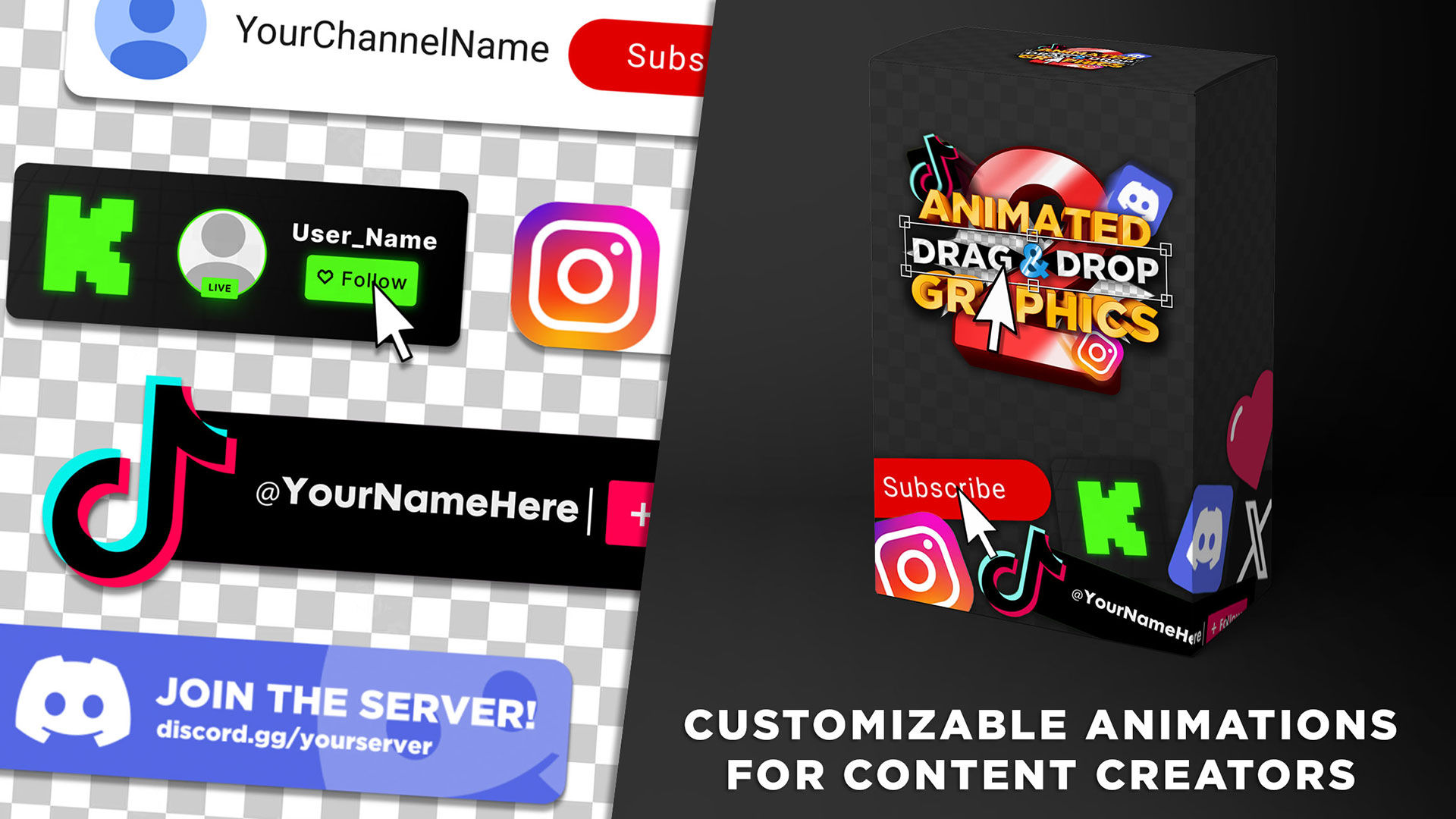 Animated Drag & Drop Graphics 2