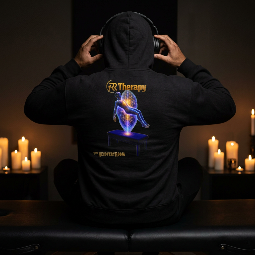 Psychedelic Neural Exploration Hoodie | Brain Therapy Artwork, Cosmic Healing
