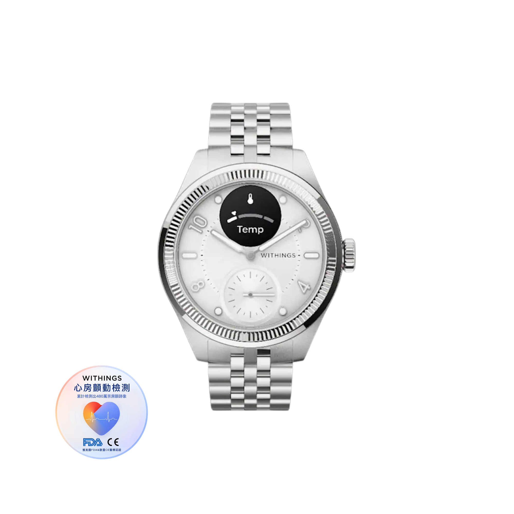 Withings - ScanWatch Nova Brilliant Timeless Design 經典腕錶| 香港