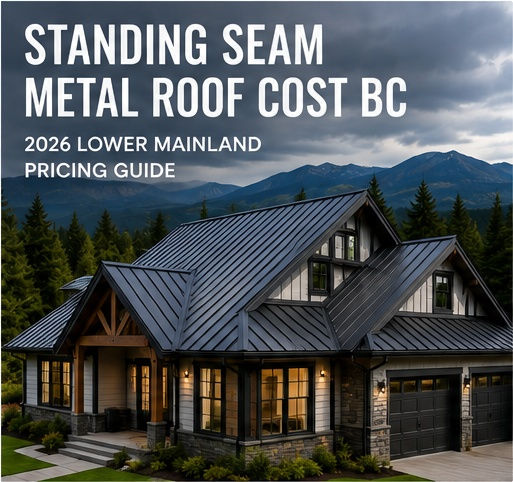 Standing Seam Metal Roof Cost BC: 2026 LowerMainland Pricing Guide