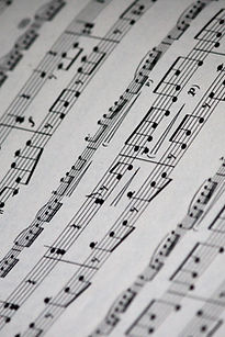 Sheet Music Closeup