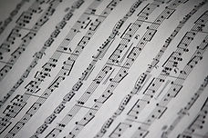 Sheet Music Close Up
