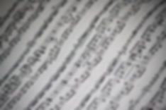 Sheet Music Close Up