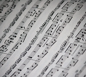Sheet Music Close Up
