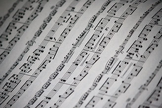 Sheet Music Close Up