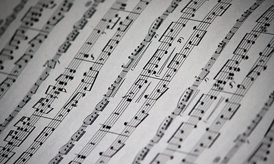 Sheet Music Close Up