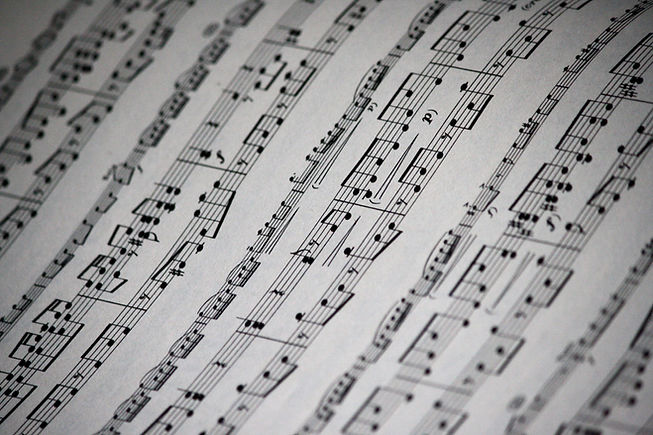 Sheet Music Close Up