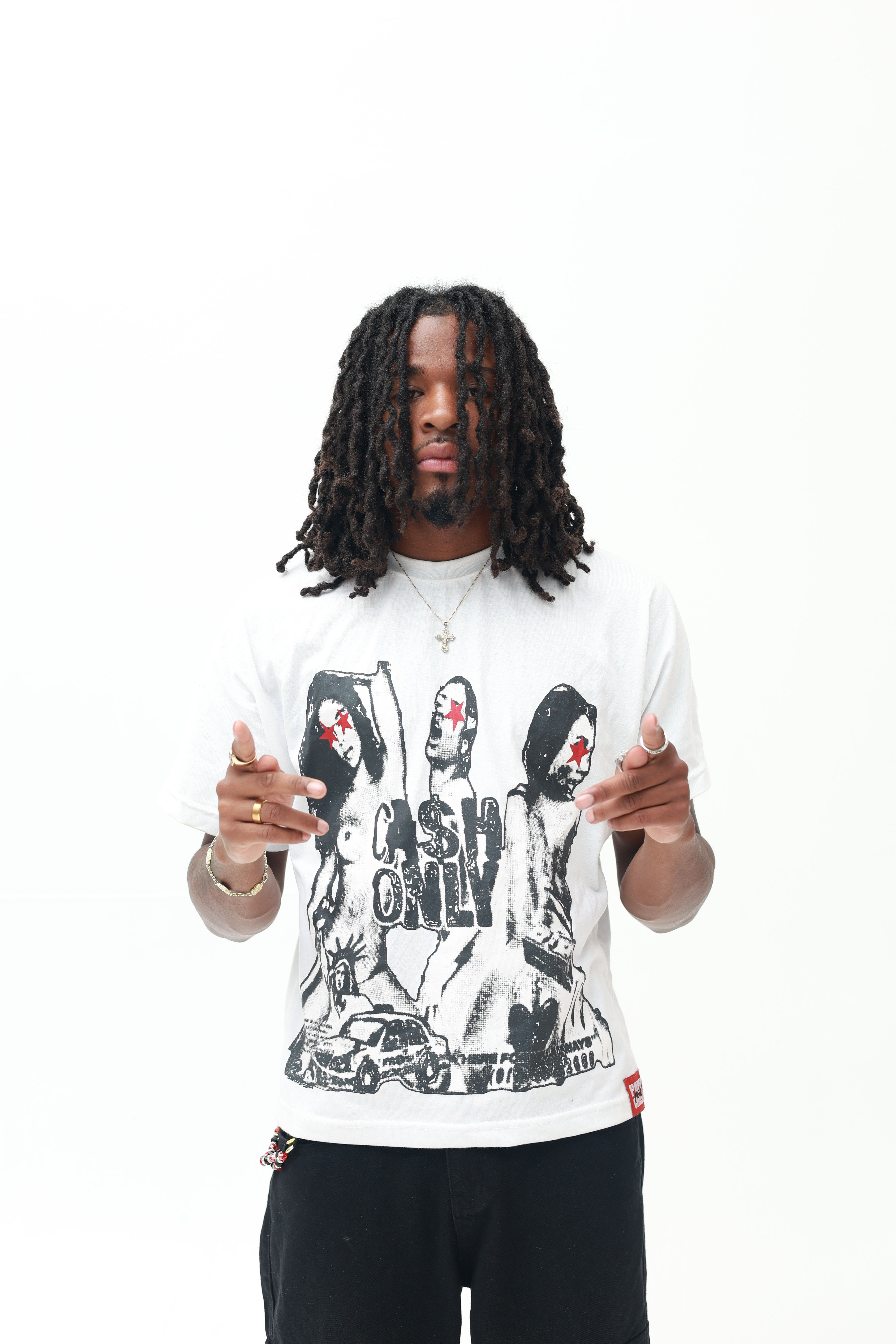 ‘CASH ONLY’ T SHIRT 