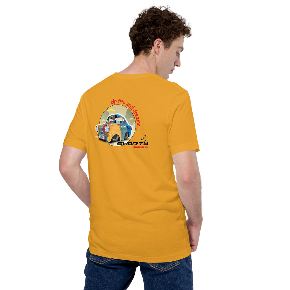 Thumbnail: Shorty Racing Zip Ties and Dreams Unisex t-shirt
