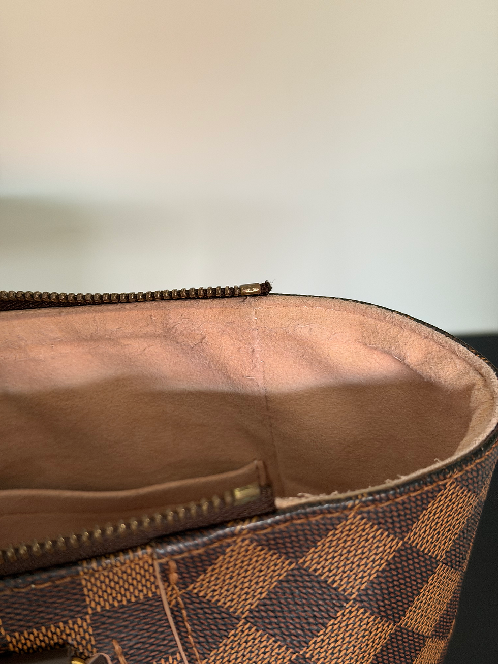 Thumbnail: Louis Vuitton Caissa Tote PM in Damier Ebene & Pink Ballerine