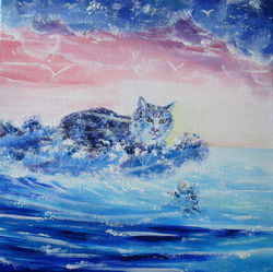 17- The blue cat