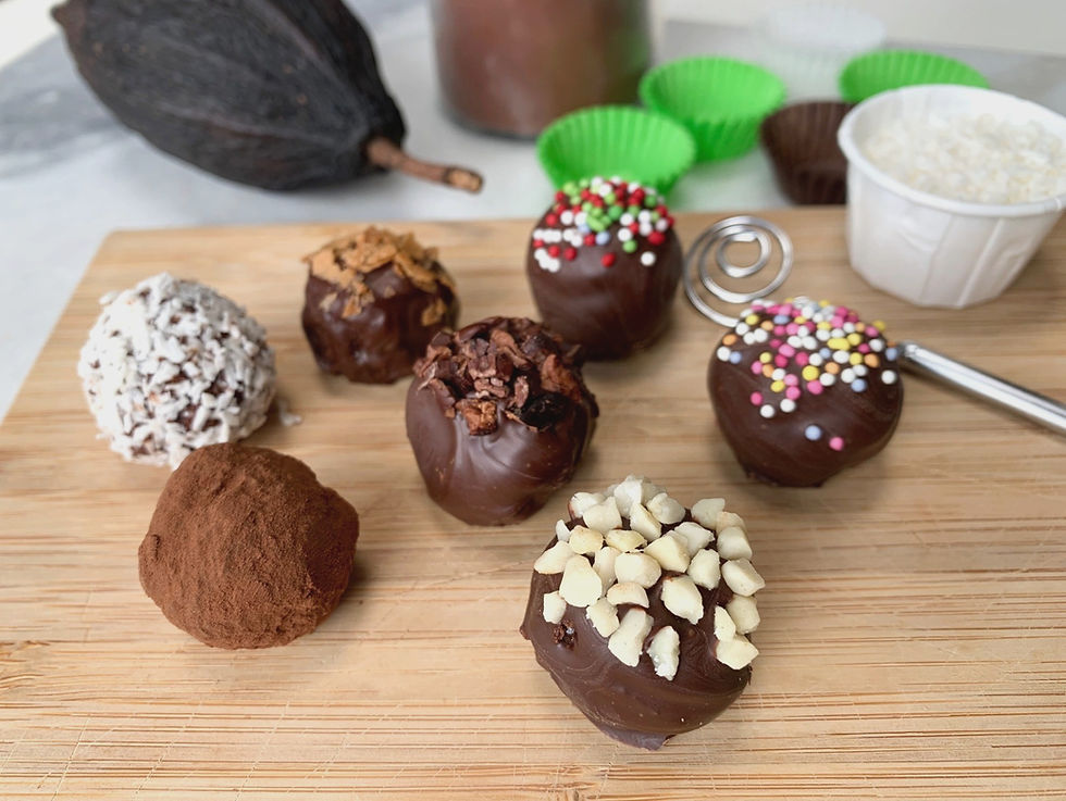 Classic & Vegan Chocolate Truffles + Prosecco