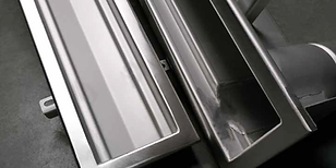 Stainless steel drains