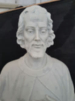 Carrara marble carved statue