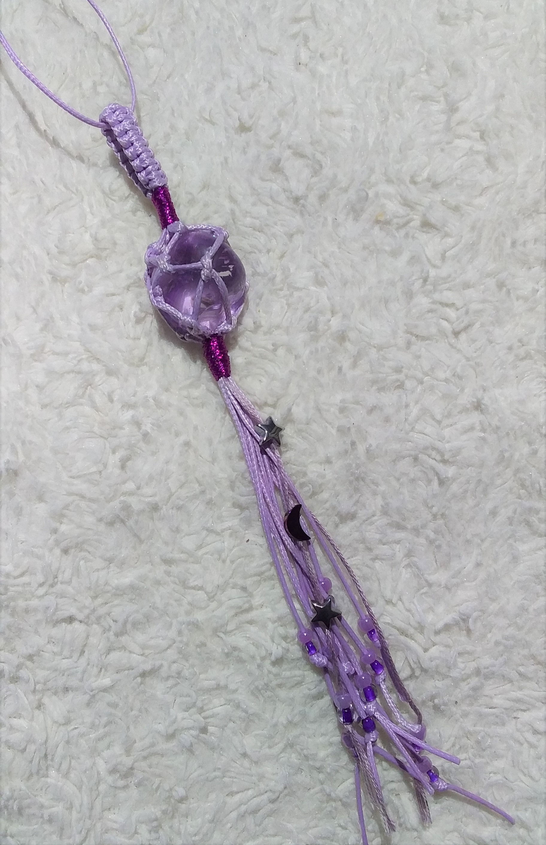 Amethyst Crystal Pendant