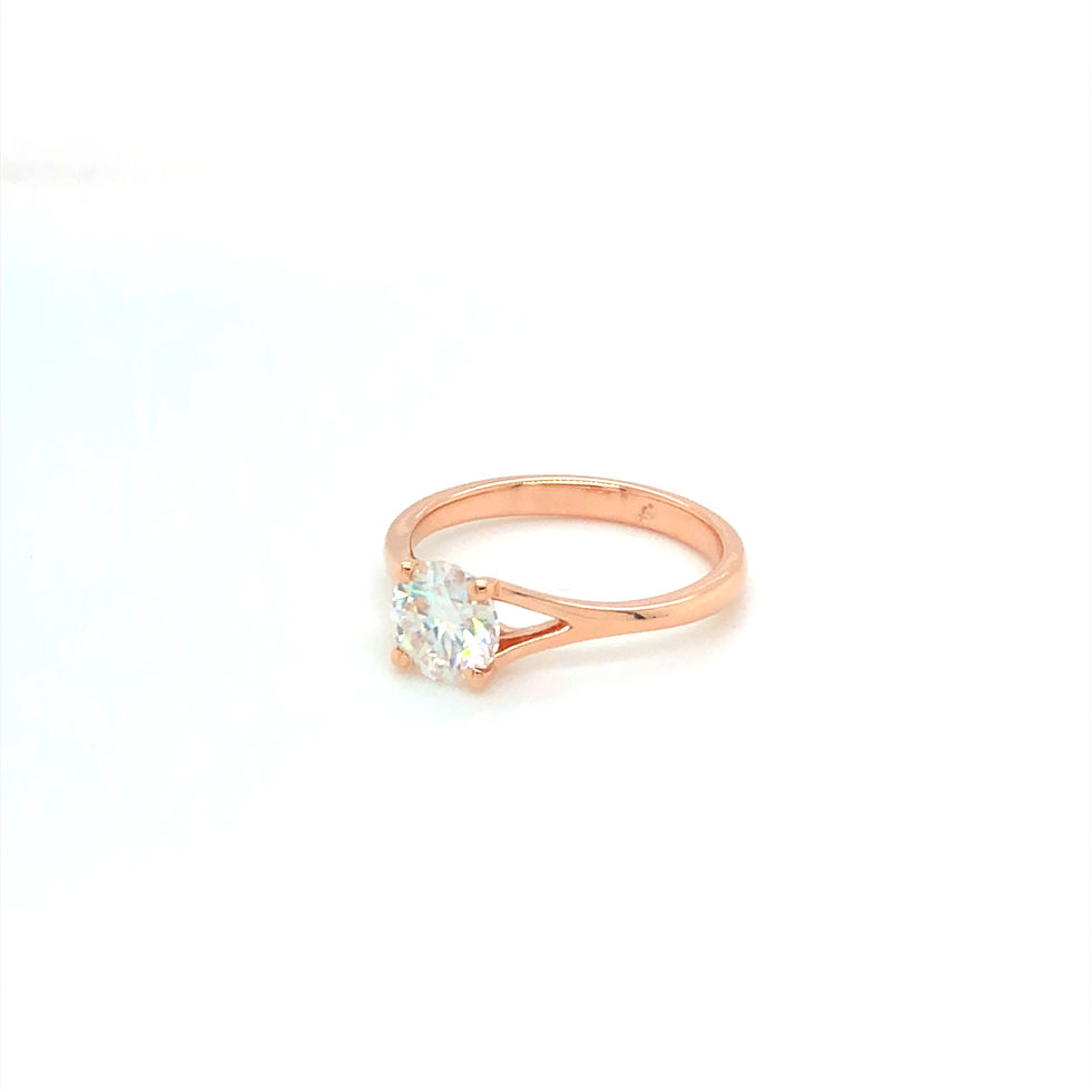 Thumbnail: Majestic Round Solitaire Ring