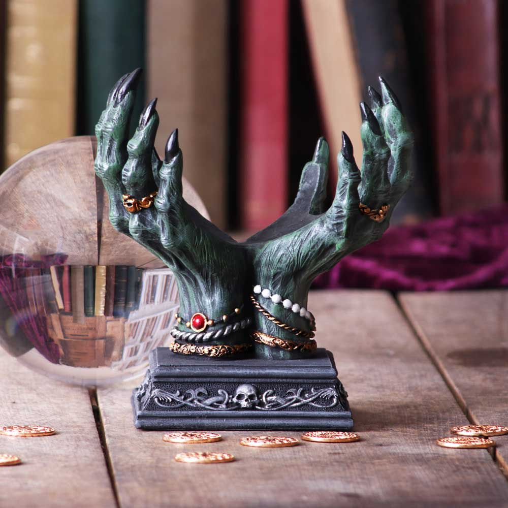 BEYOND THE GRAVE CRYSTAL BALL HOLDER