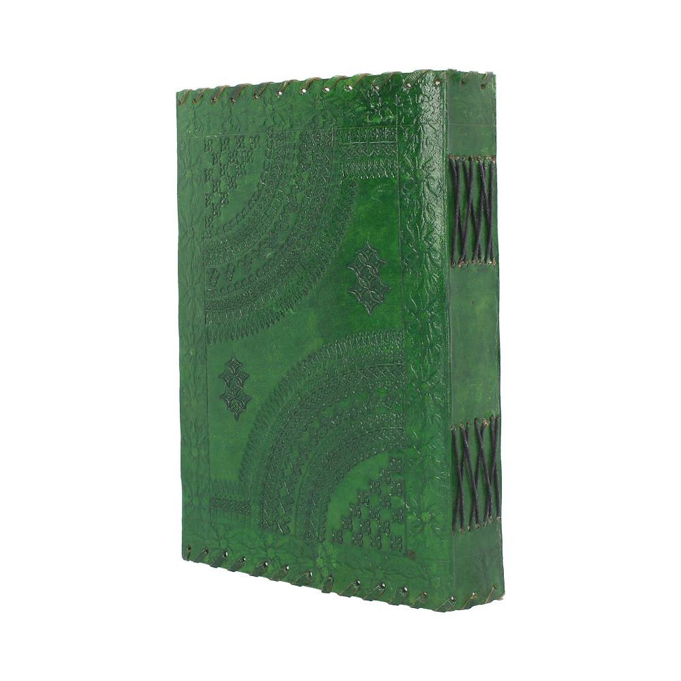 Thumbnail: GREEN MAN LEATHER JOURNAL WITH LOCK 25x18CM
