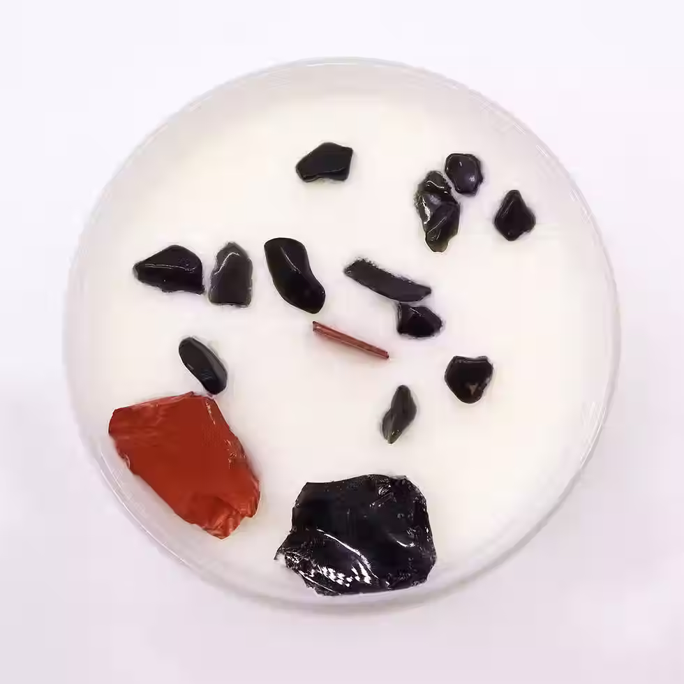 Thumbnail: CHAKRA CRYSTAL CANDLE - ROOT CHAKRA