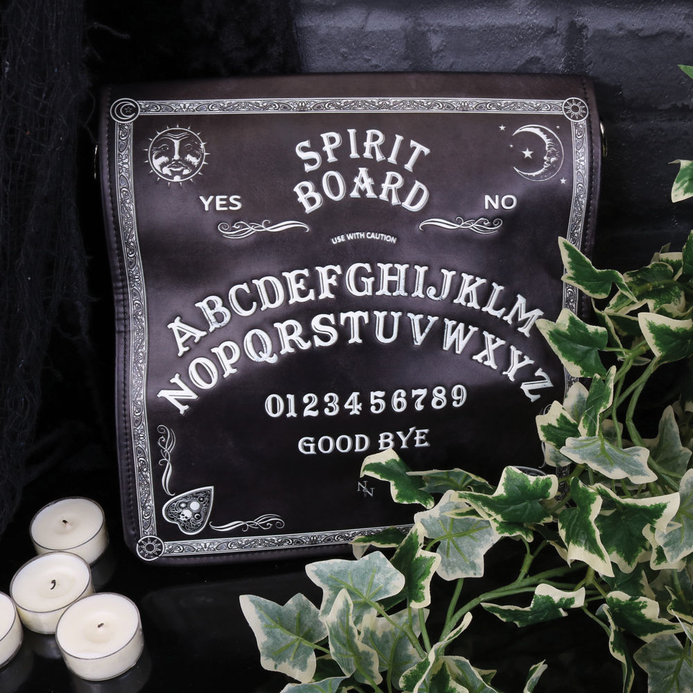 SPIRIT BOARD EMBOSSED SHOULDER BAG 25CM