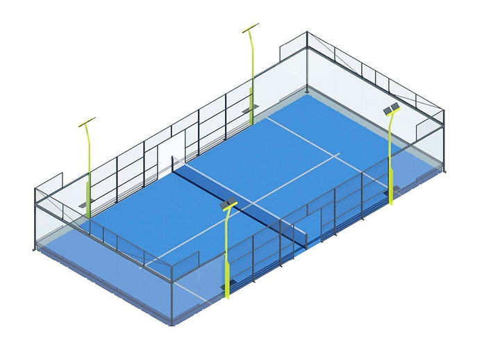 panoramic padel court installation UAE