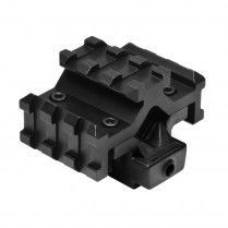 TACTICAL RED LASER SIGHT WITH UNIVERSAL TRI-RAIL BARREL MOUNT/BLACK