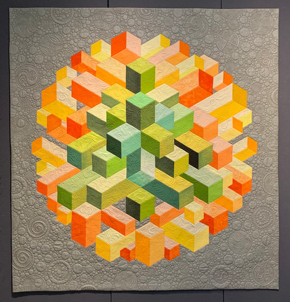 Third Place - MID-CENTURY MOD/MODERN QUILT COMPETITION