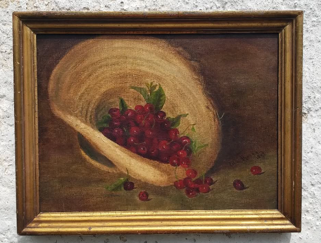 Thumbnail: Still Life Painting of Cherries