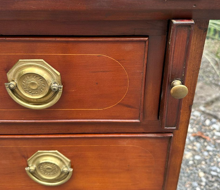 Thumbnail: New England Cherrywood Antique Secretary Desk