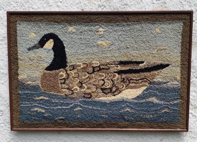 Thumbnail: Goose Hooked Rug