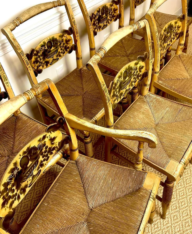 Thumbnail: Hitchcock Chairs - Set of 8