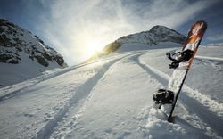 Sochi mountains in winter