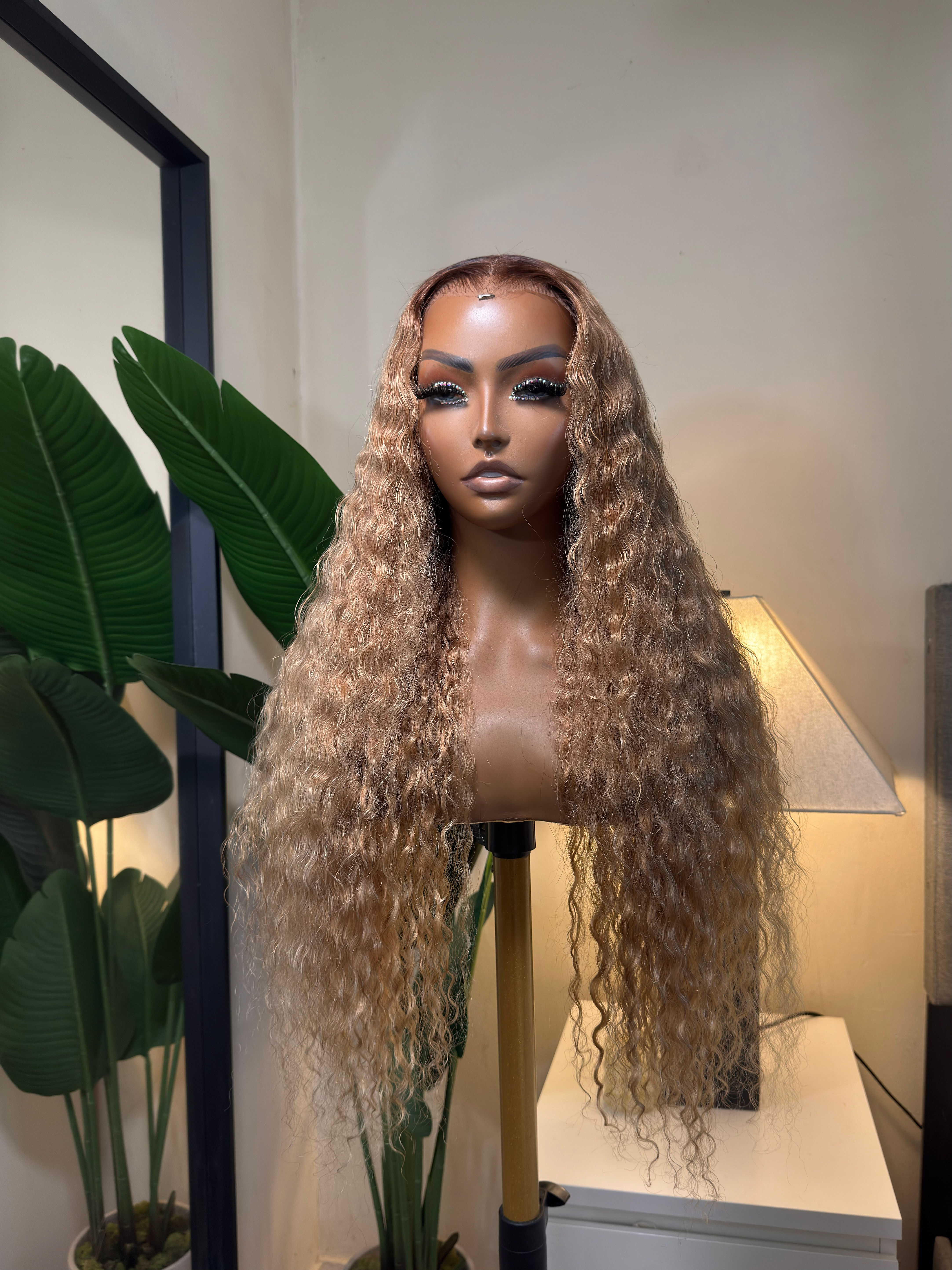 Refurbished honey blonde wig 