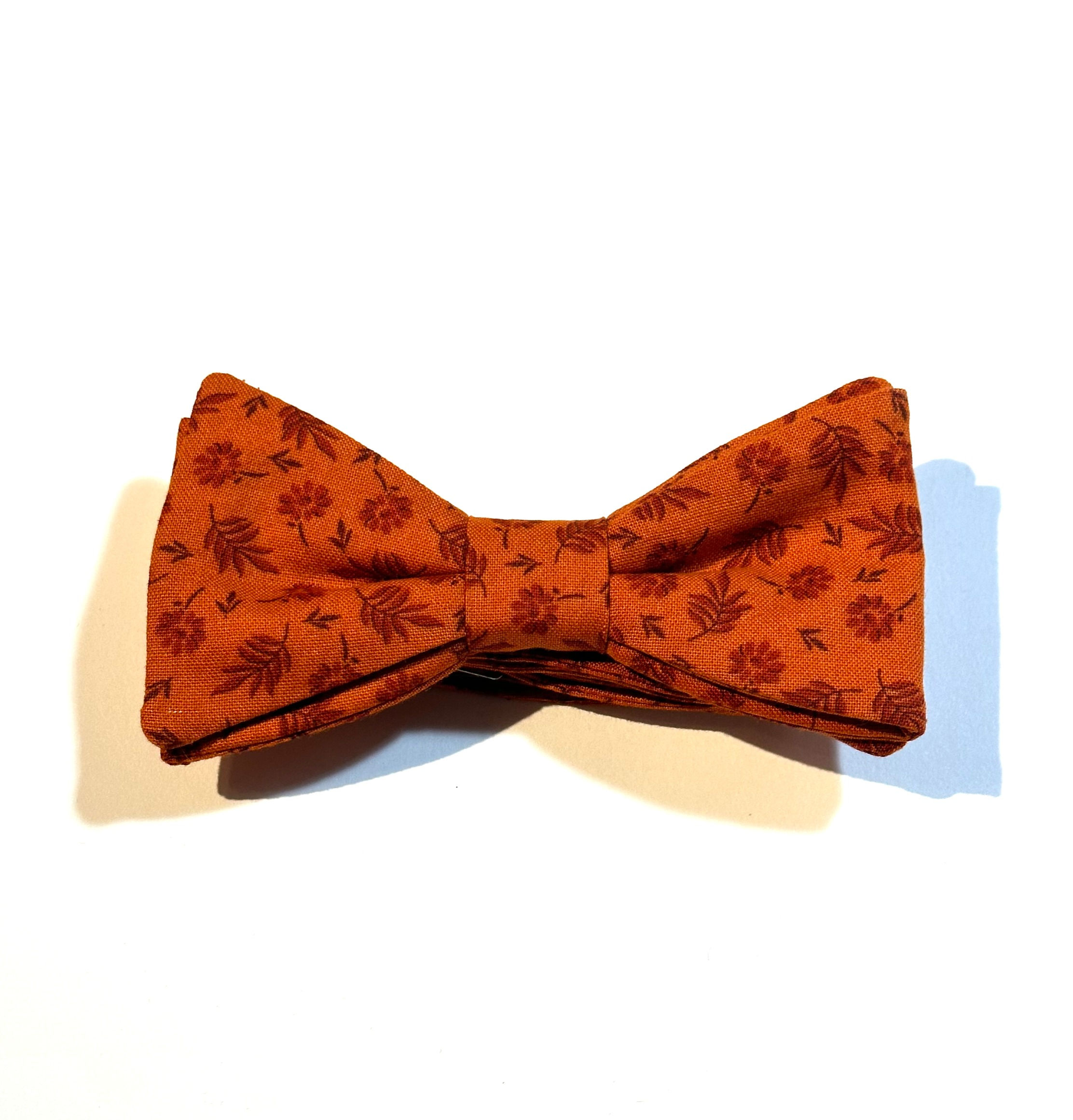 Orange Pre-Tied Bow Tie