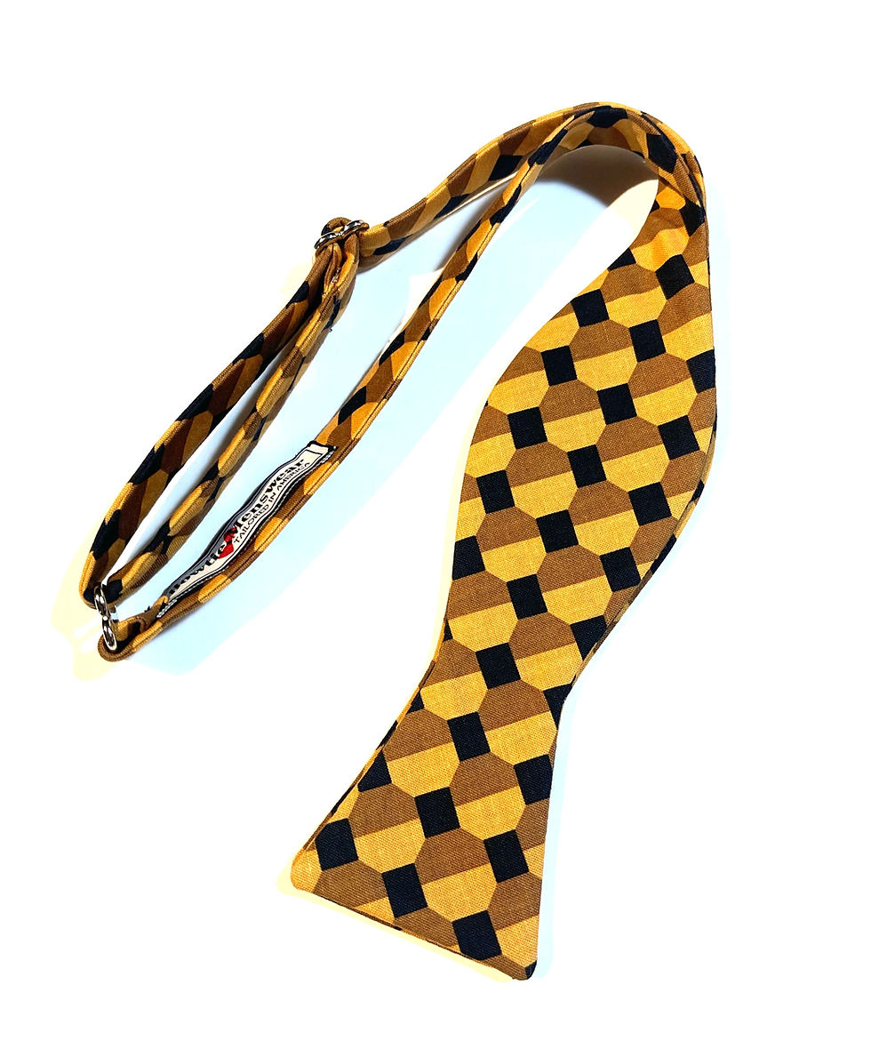 Thumbnail: Octagon Self-Tied Bow Tie