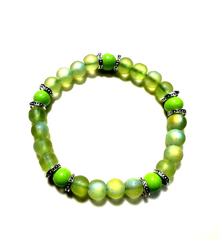 Thumbnail: Two Color Fashion Glass Bracelet