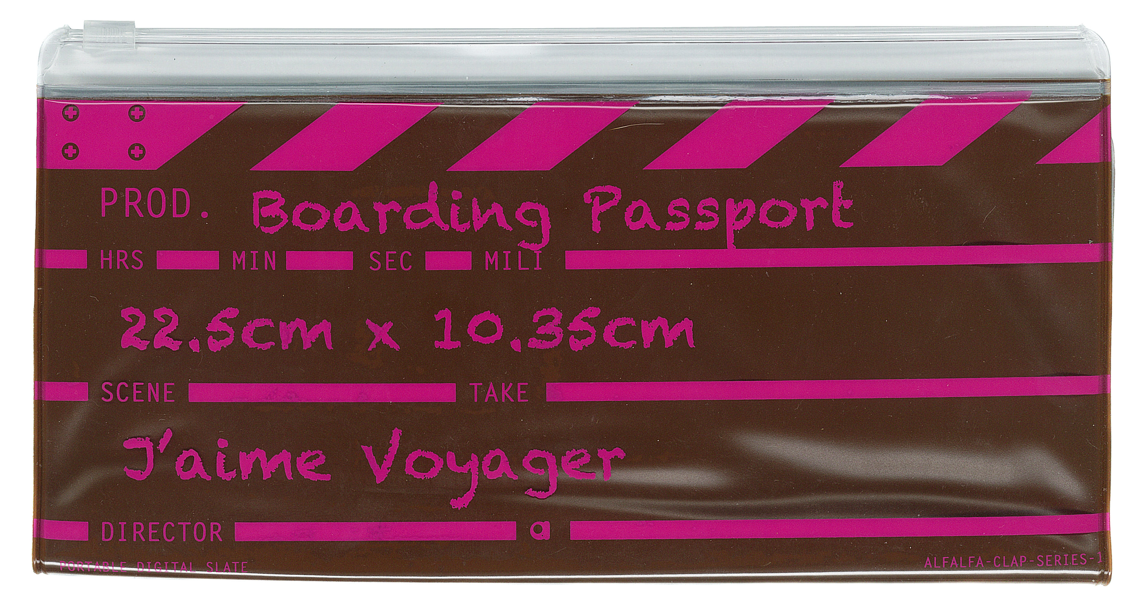 Director clap Long Boarding passport(Brown)