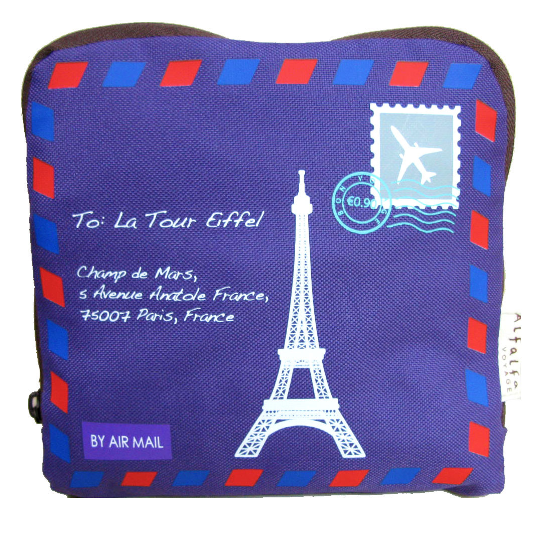 Travelholic Foldable tote Design for all shoppers - Pink - Purple